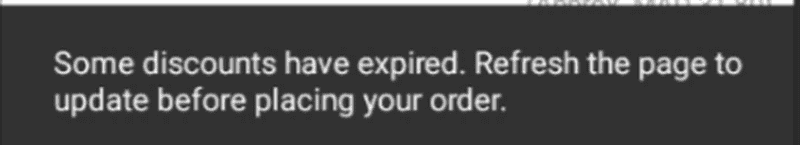 Error Why can't I place an order on Aliexpress