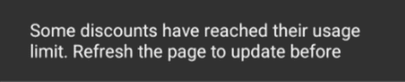 Error - can't I place an order on Aliexpress