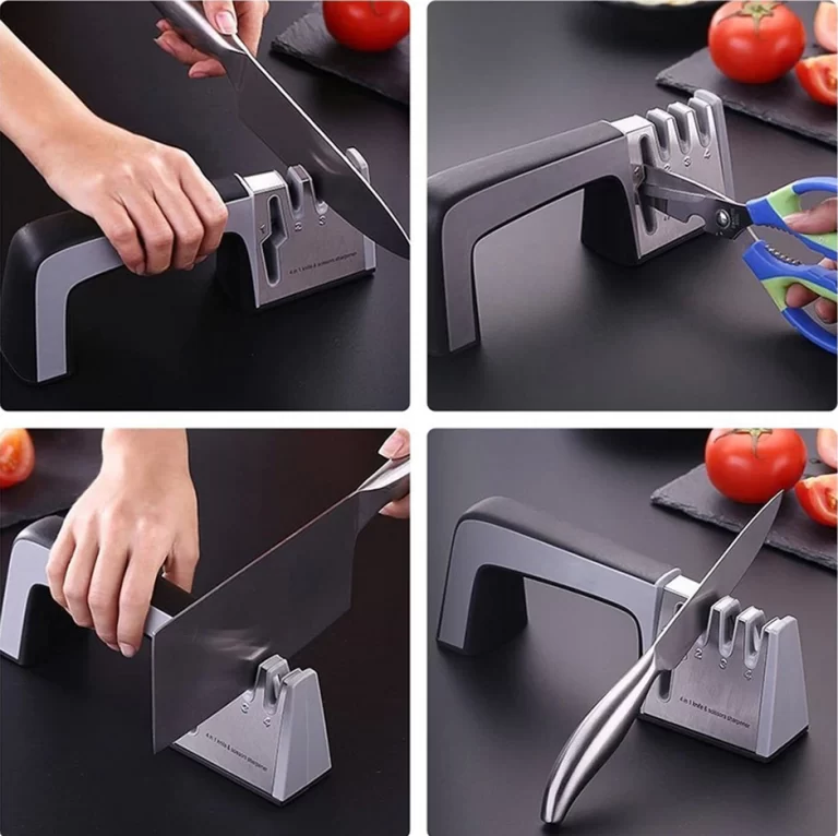 Knife sharpener 4 in 1
