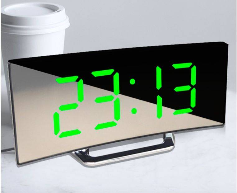 LED Desk Clock Alarm Clock with Digital Screen on Aliexpress