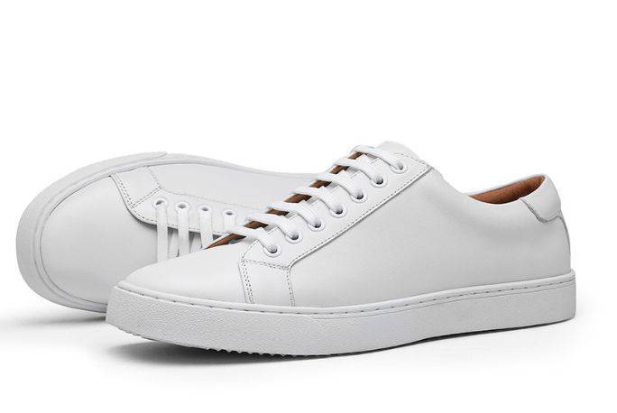 Men's Genuine Leather Sneakers by Aliexpress