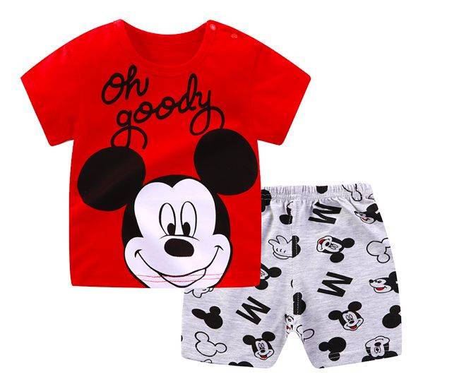 Mickey Mouse Summer Clothing Set for Kids from Aliexpress