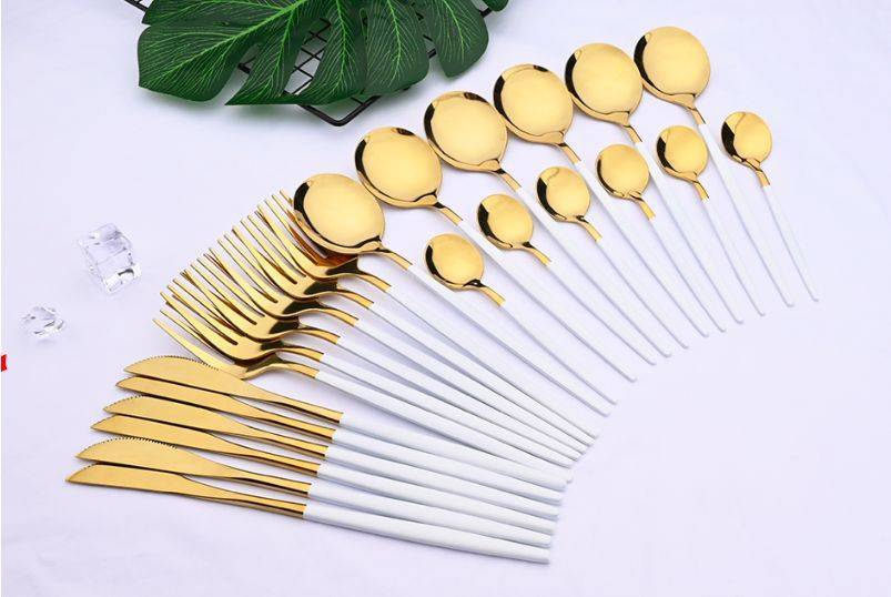 Rose Gold Cutlery Set from Aliexpress