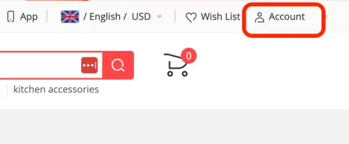 Account Aliexpress