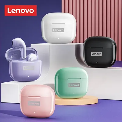 Original Lenovo LP40 Pro TWS Earphones Wireless Bluetooth 5.1 Sport Noise Reduction Headphones Touch Control 250mAH