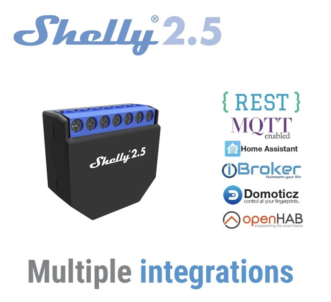 Shelly 1PM Smart WiFi Relay Switch