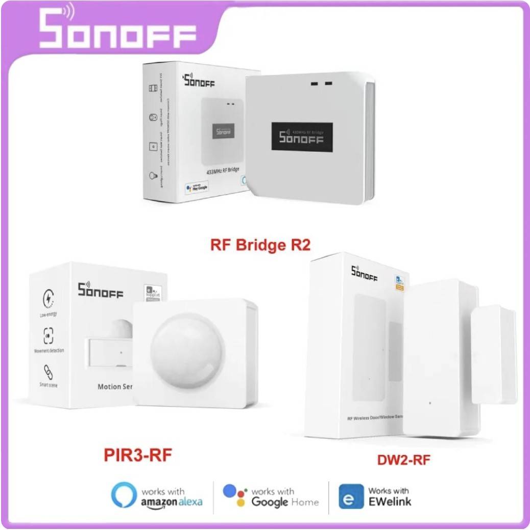 Smart Home Lighting Control Systems - SONOFF RF Bridge 433