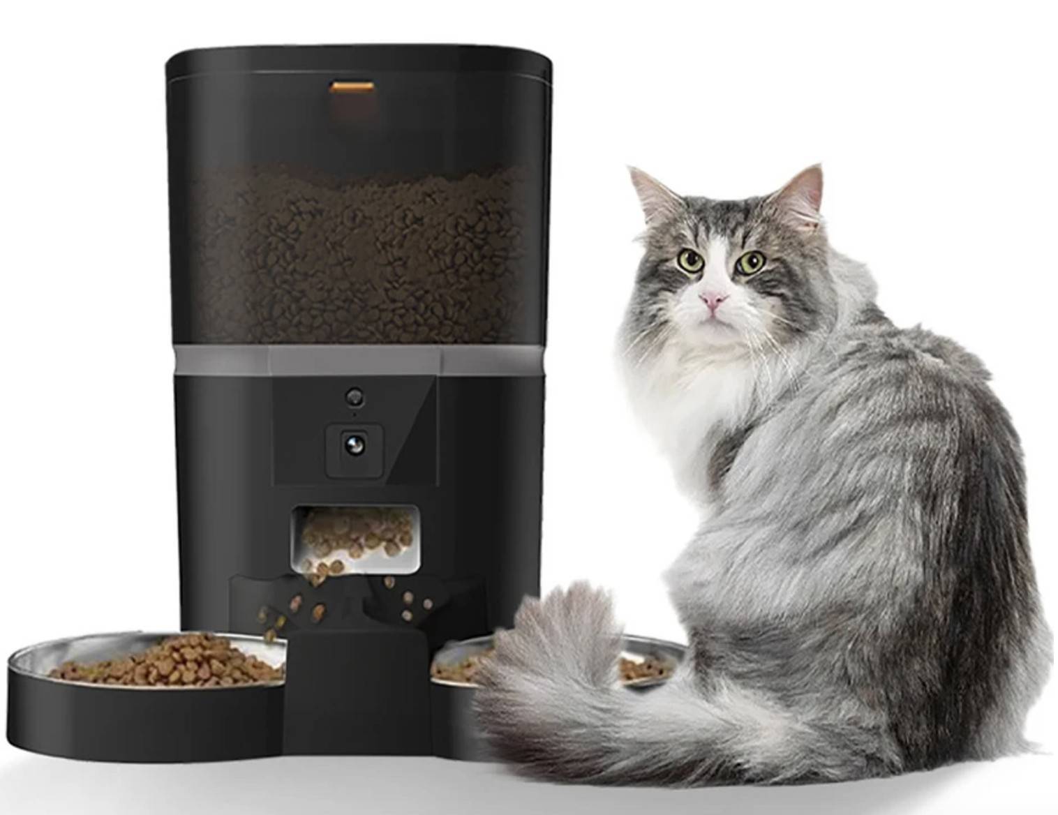  Automatic pet feeder cat and dog 4L with HD camera on Aliexpress