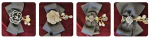 High quality CHANEL Luxulry camellia flower pearl brooch for women