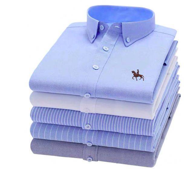 Men's long sleeve Oxford cotton shirts on Aliexpress