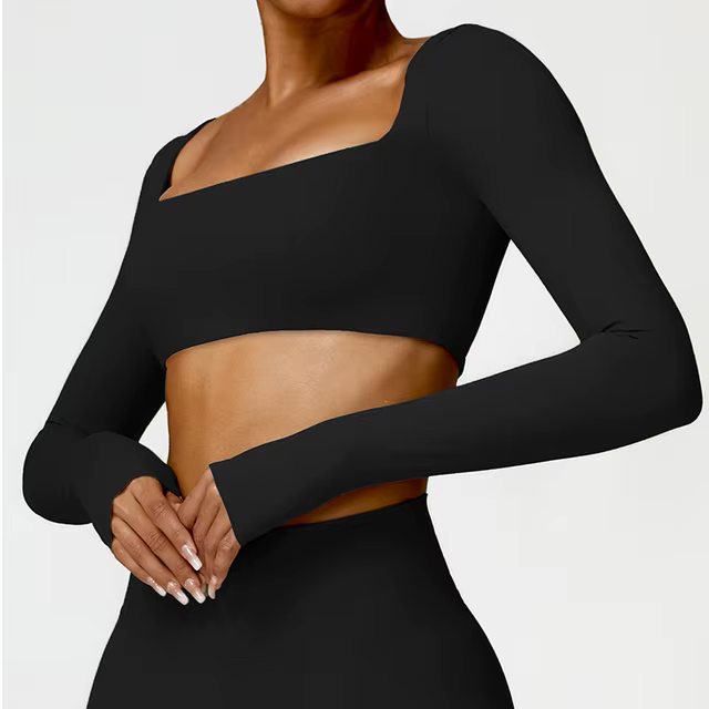 Hearuisavy Women's Nylon and Spandex Sports Bra