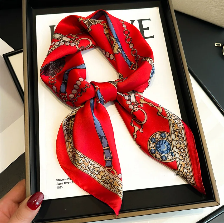 Women's scarf 70x70 cm scarf on the neck LOEWE 
