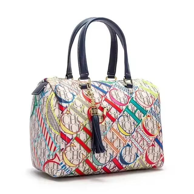 Couch women oval printed shoulder bag bronze monogram fashion design from Aliexpress