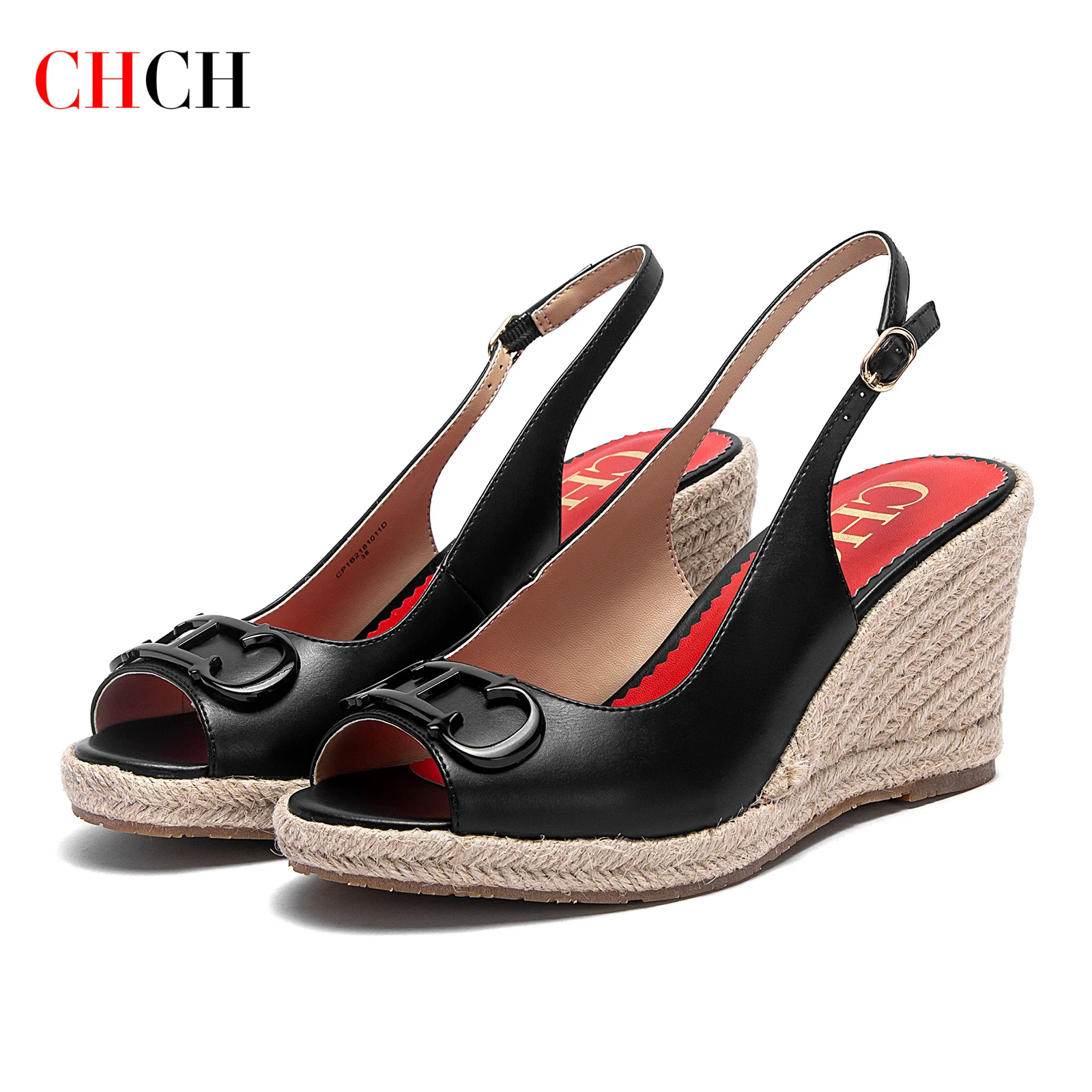 Couch women sandals, new summer wedge open toe high heel platform shoes