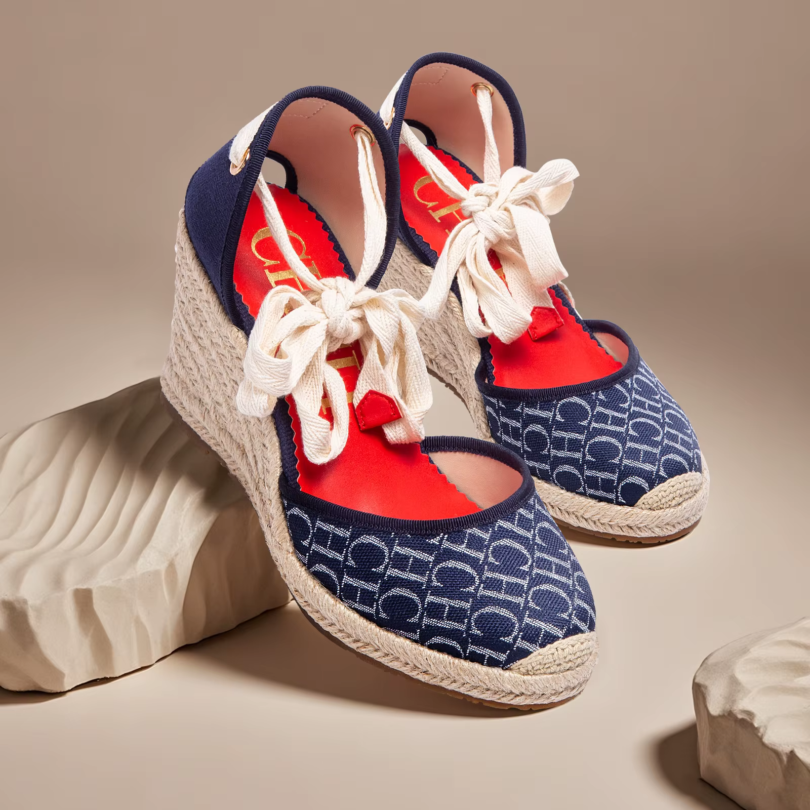 Women's Couch Wedge Espadrilles with Hemp Soles
