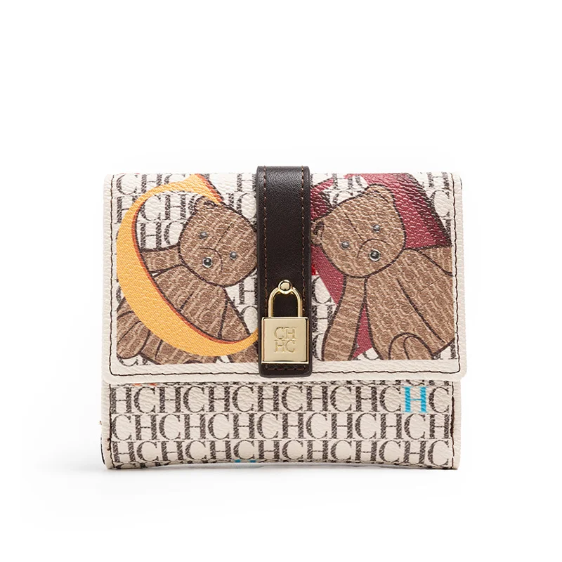 Women's small wallet Sofa with perforation CH